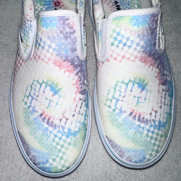 NWOB (Display) Women’s Size 8 1/2M Airwalk Ride-J Slip One Sneaker Shoes Tie Dye - Picture 8 of 8